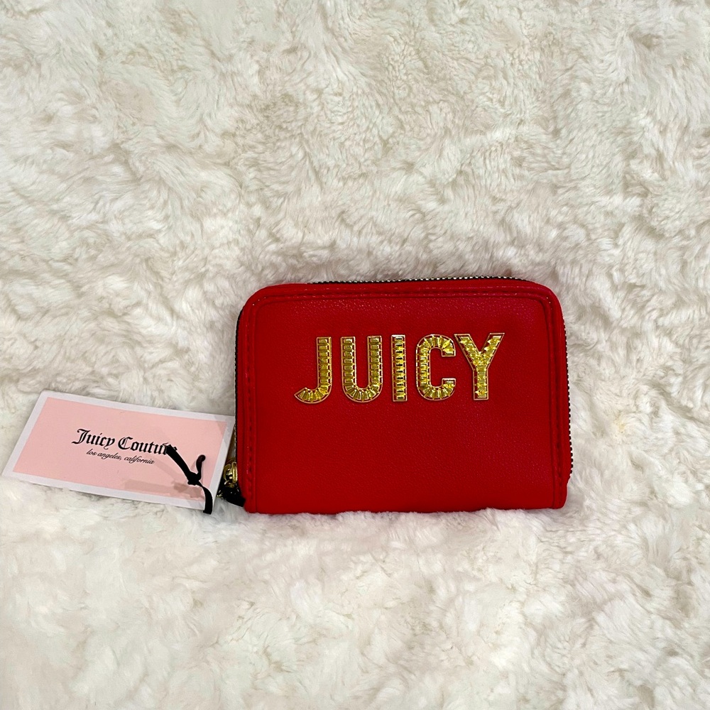 NWT, Juicy Couture red wallet